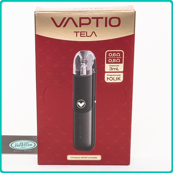 Packaging du pod tela vaptio